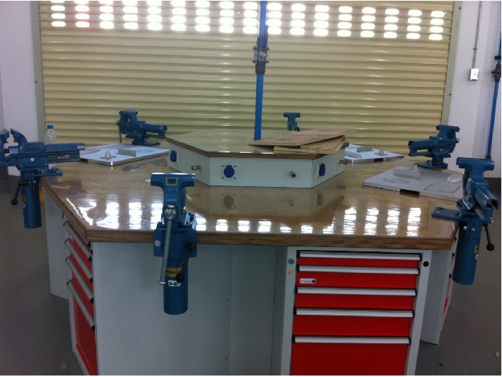 密封訓練板、6位鉗工臺